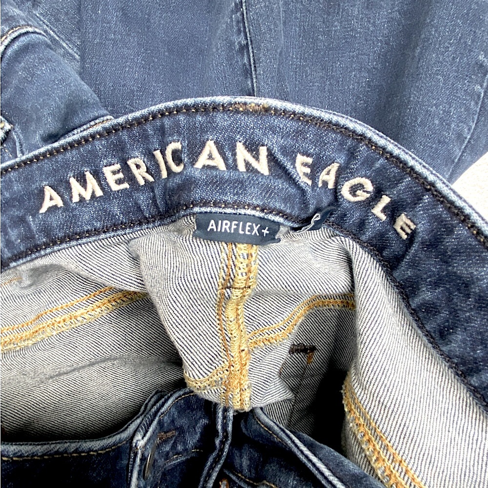 4 PAIRS American Eagle AirFlex+ Slim Straight Men’s 4 Jean BUNDLE Size (33X30) - Picture 10 of 13